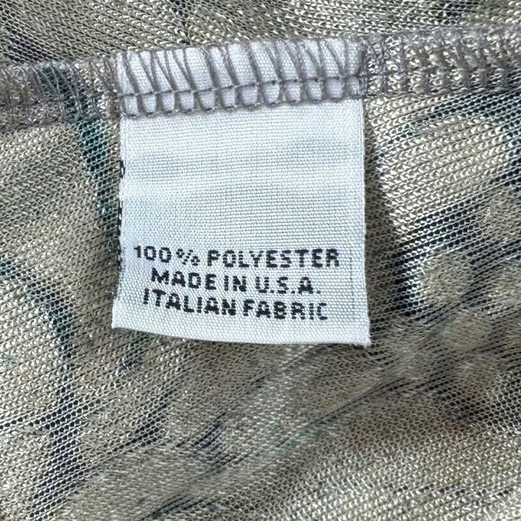 Bryn Walker Fran Bell Sleeve Velvet Burnout Boxy Top In Moondance Sz XL - Picture 7 of 7